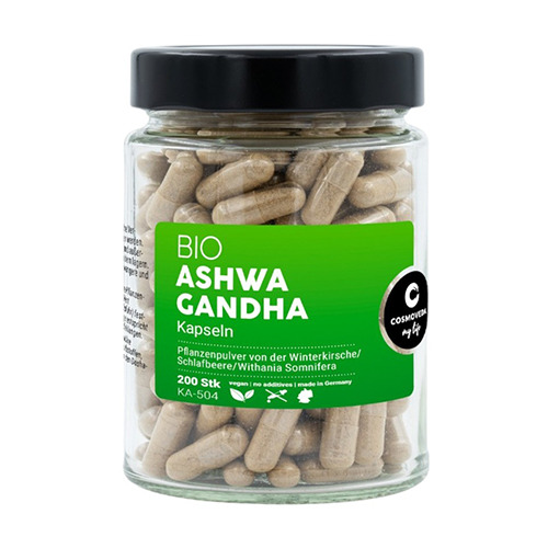 Ashwagandha BIO, 200 kapsułek