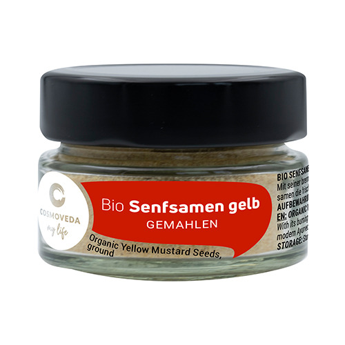 Ziarna gorczycy BIO - żółte, mielone, 35 g