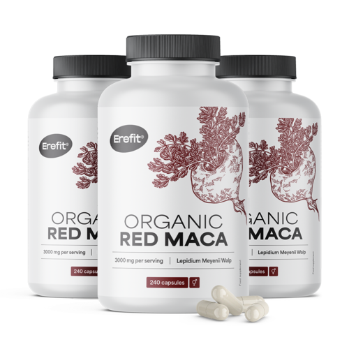3x Czerwona maca 3000 mg, razem 720 kapsułek
