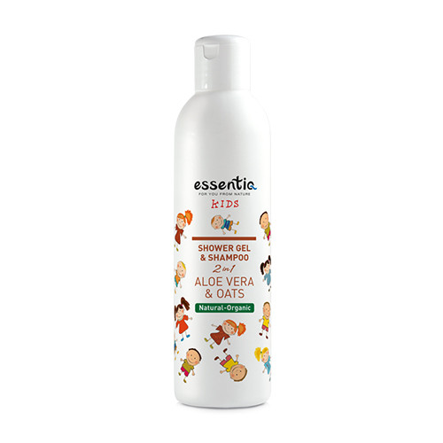 Żel pod prysznic i szampon dla dzieci - aloes & owies, 250 ml