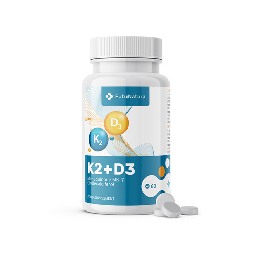 Witamina K2 + D3 – na kości, 60 tabletek