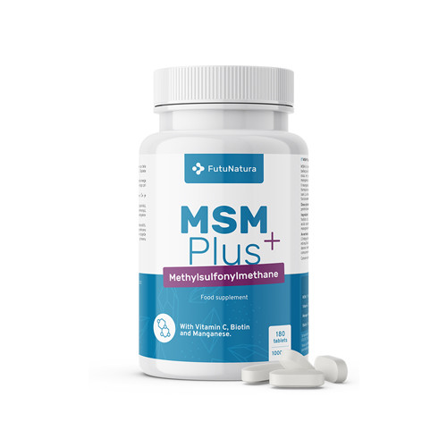 MSM Plus 1000 mg, 180 tabletek