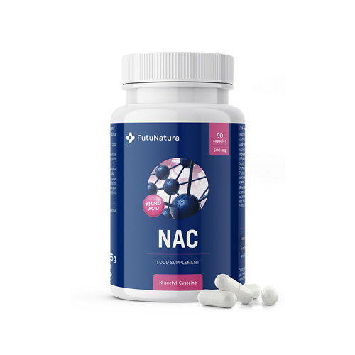 NAC 500 mg, 90 kapsułek