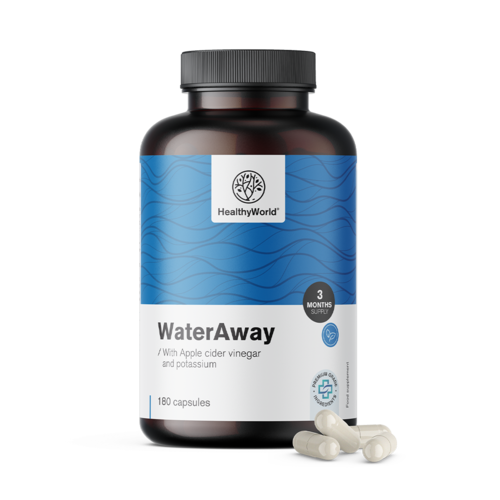 WaterAway – kapsułki na eliminację nadmiaru wody, 180 kapsułek