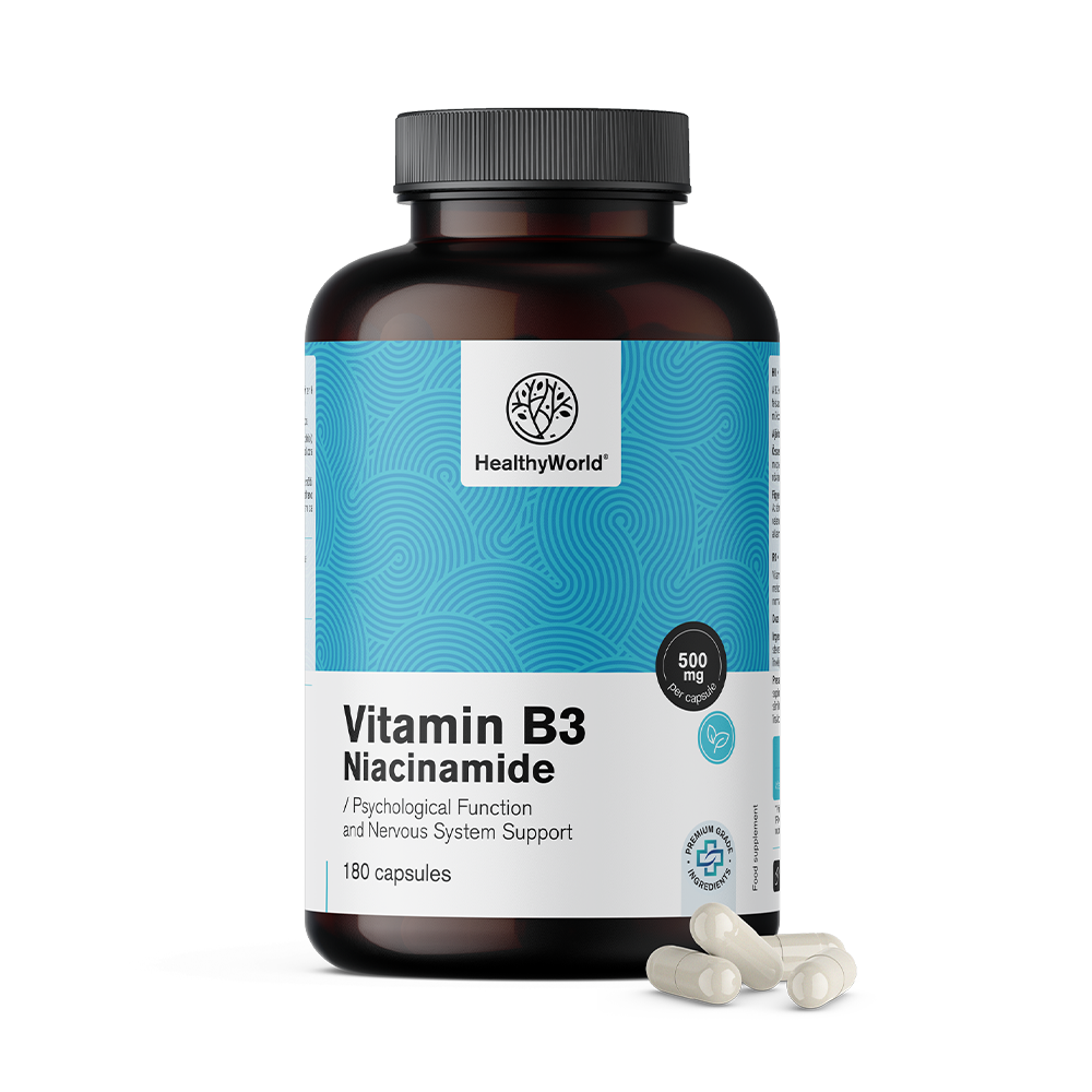 Witamina B3 500 mg w kapsułkach