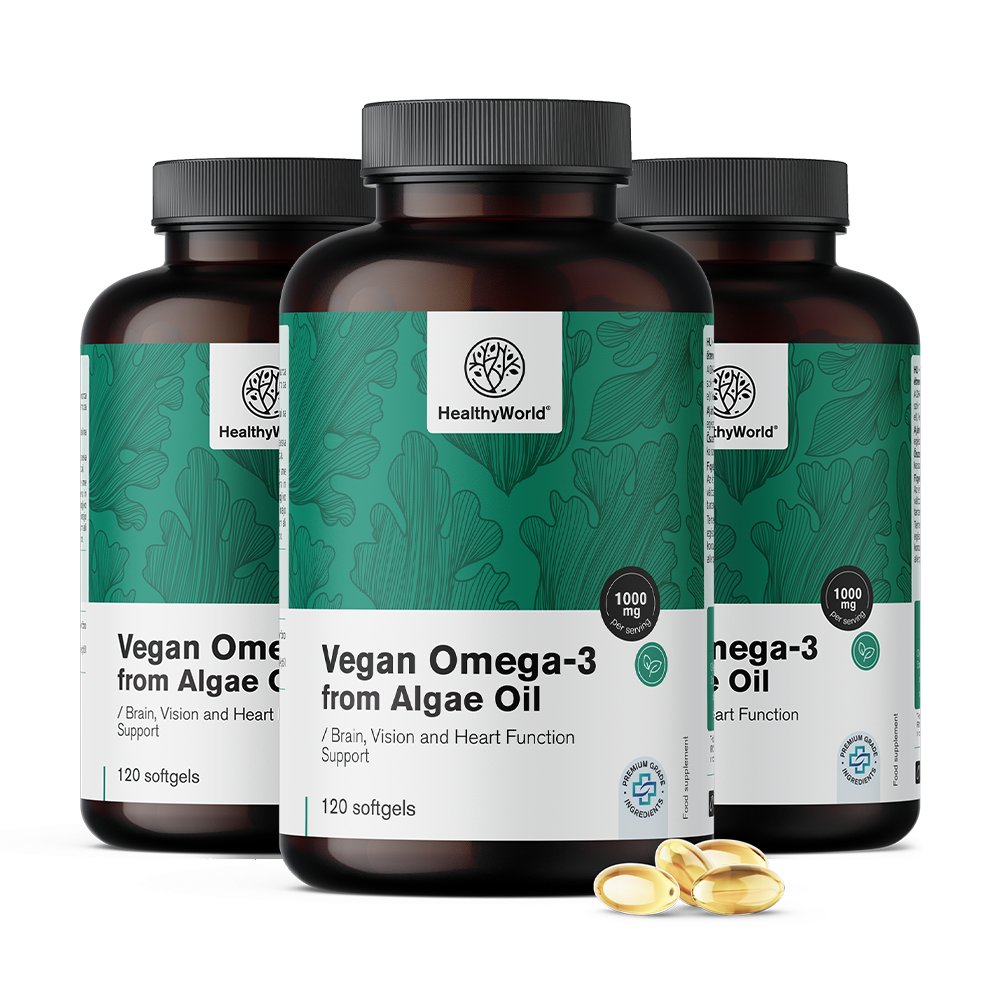 Veganska omega-3 1000 mg – iz alg
