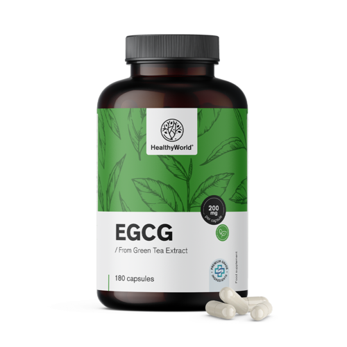 EGCG – z ekstraktu zielonej herbaty, 180 kapsułek