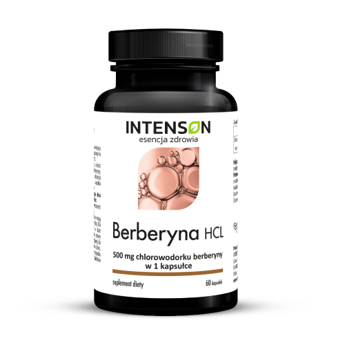 Berberyna HCL 1000 mg, 60 kapsułek