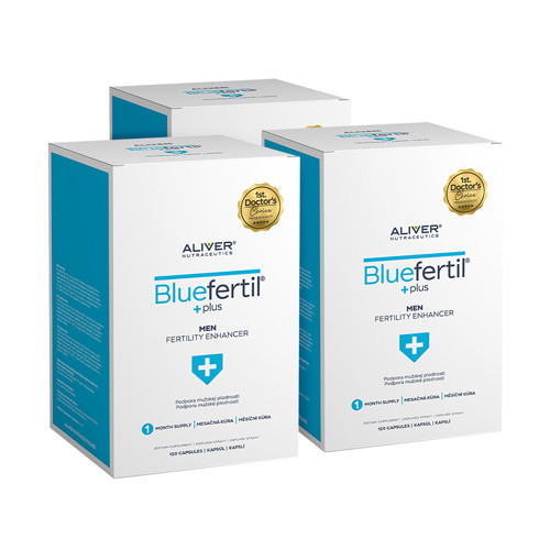 3x BlueFertil - męska płodność, razem 360 kapsułek