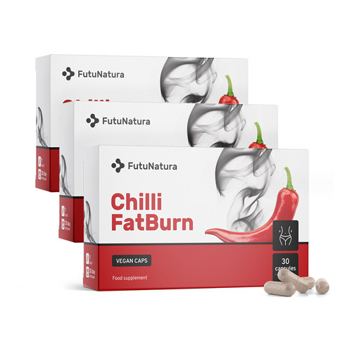 3x Chilli FatBurn, razem 90 kapsułek