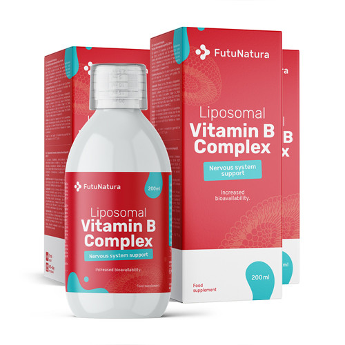 3x Liposomalny kompleks witamin z grupy B, razem 600 ml