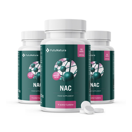 3x NAC 600 mg, razem 270 tabletek