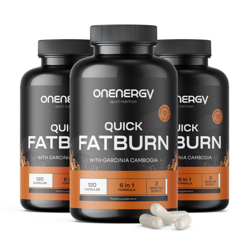 3x Quick FatBurn, razem 360 kapsułek