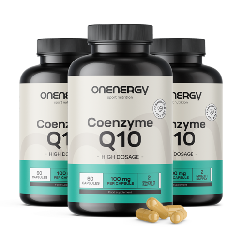 3x Koenzym Q10 100 mg, razem 180 kapsułek