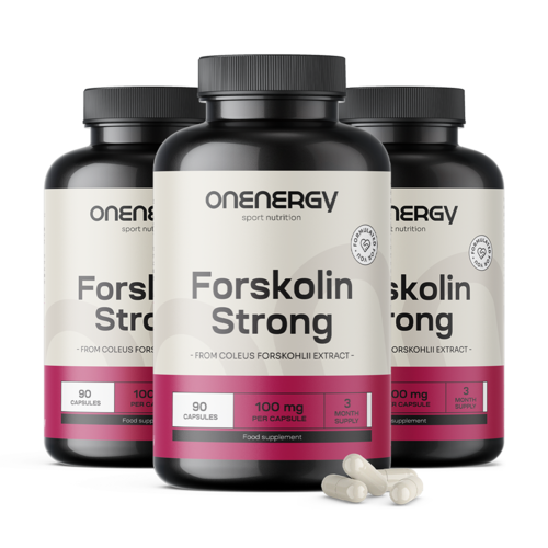 3x Forskolin Strong 100 mg, razem 270 kapsułek