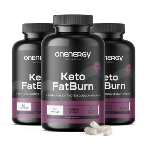3x Keto FatBurn, razem 270 kapsułek