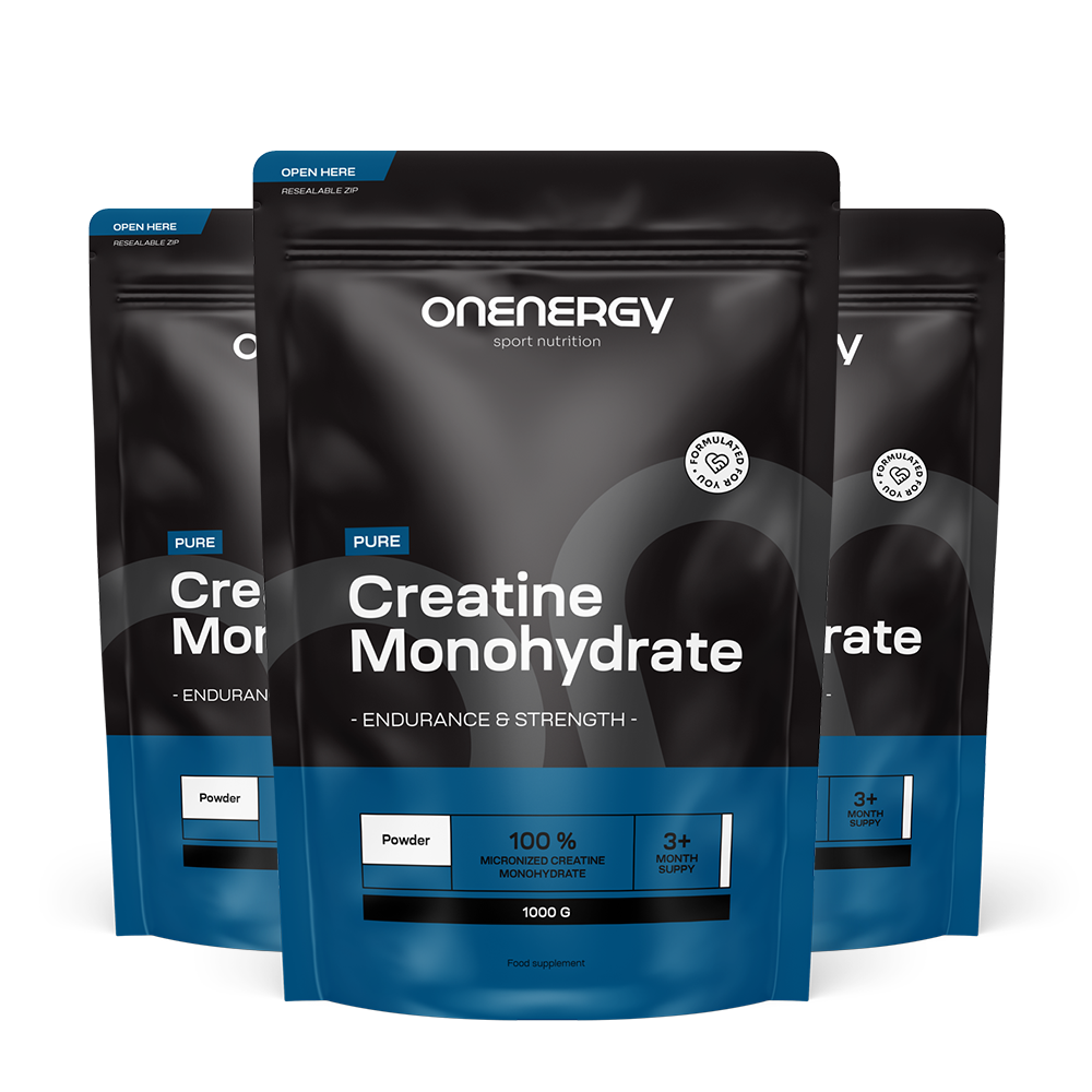100 % kreatin monohidrat v prahu