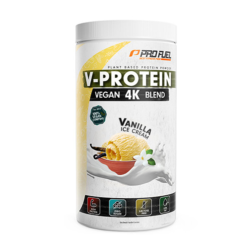 V-Protein 4K wegańskie proteiny - lody waniliowe, 750 g