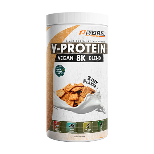 V-Protein 8K weganskie proteiny – płatki cynamonowe, 750 g