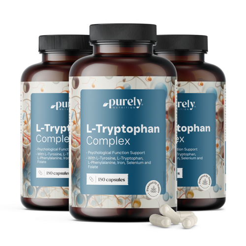3x L-tryptofan kompleks – wsparcie funkcji psychologicznych, razem 540 kapsułek
