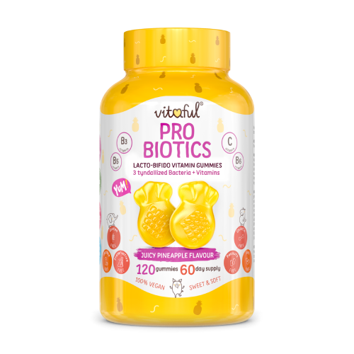 PRO BIOTICS – Kultury mikrobiologiczne z witaminami, 120 żelek