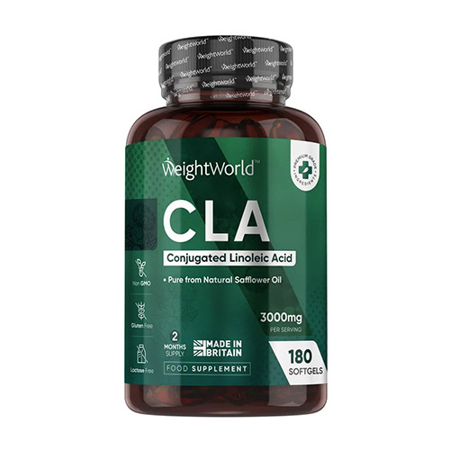 CLA 3000 mg, 180 kapsułek miękkich