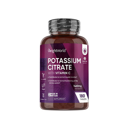 Cytrynian potasu 500 mg, 180 tabletek