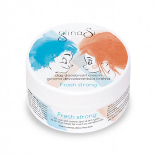 Fresh Strong – naturalny dezodorant w kremie z glinką, 25 g