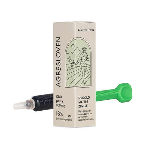 CBD resina de cânhamo - pasta, 16 %.