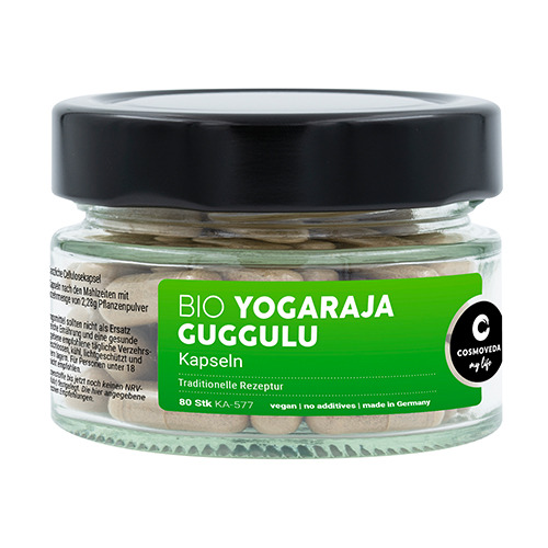 Yogaraja guggulu BIO, 80 cápsulas