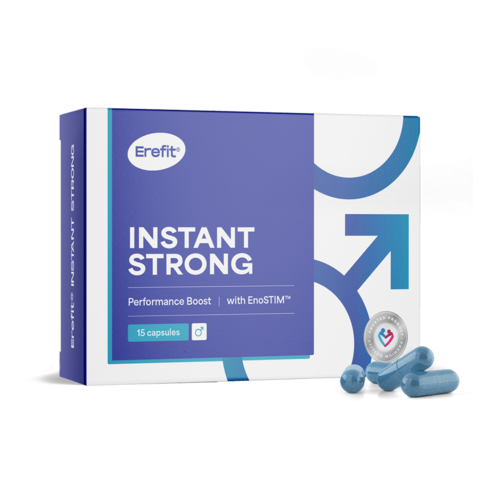 INSTANT STRONG – Performance Boost, complexo para homens, 15 cápsulas