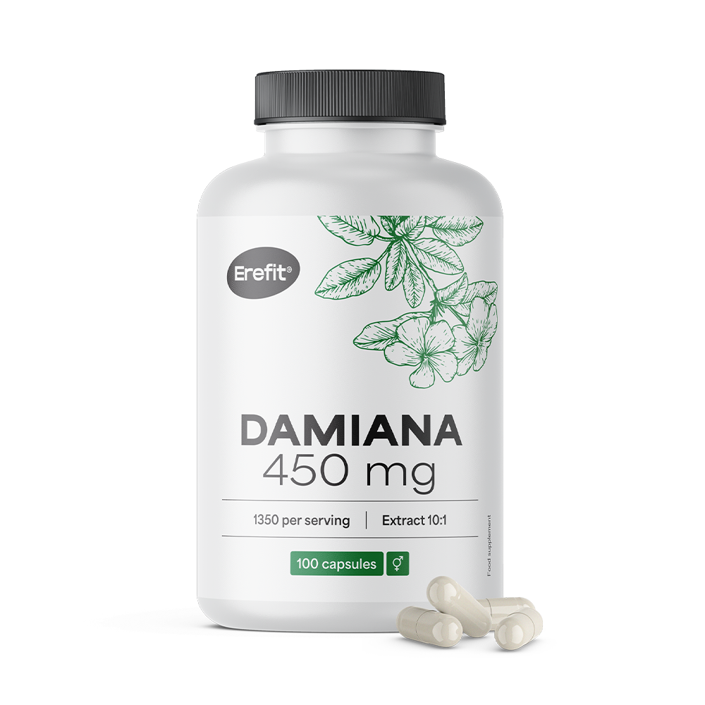 Damiana 450 mg - extrato 10:1