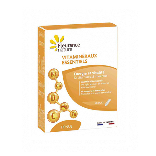 Vitaminas e minerais básicos, 30 cápsulas