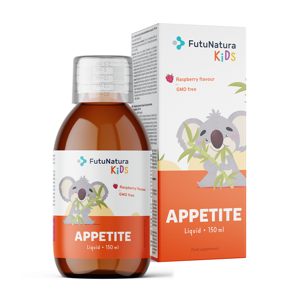 APPETITE – Suplemento em forma líquida para crianças para o apetite