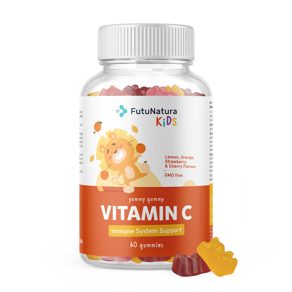 Gomas para crianças com vitamina C