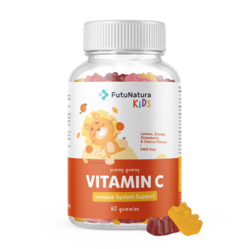 Gomas para crianças com vitamina C