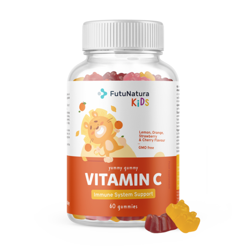 VITAMINA C - Gomas para crianças com vitamina C, 60 gomas