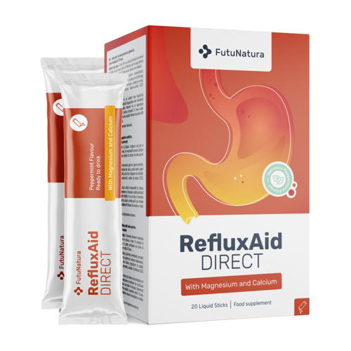 RefluxAid DIRECT - bebida para o ácido gástrico, 20 saquetas