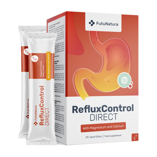 RefluxControl DIRECT - bebida para o ácido gástrico, 20 saquetas