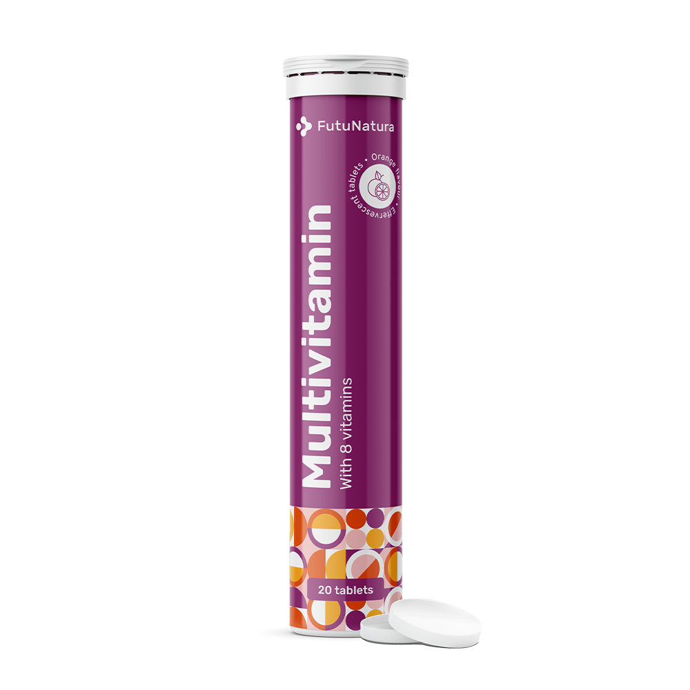 Comprimidos efervescentes com multivitaminas