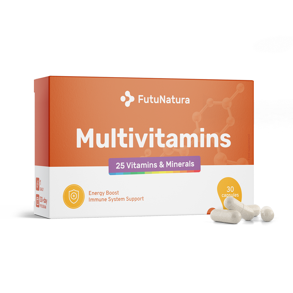 Multivitaminas – 25 vitaminas e minerais