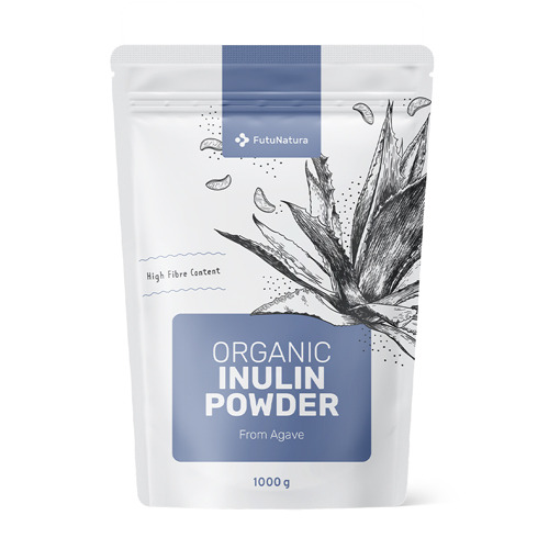 Inulina de Agave BIO – prebiótico em pó, 1000 g