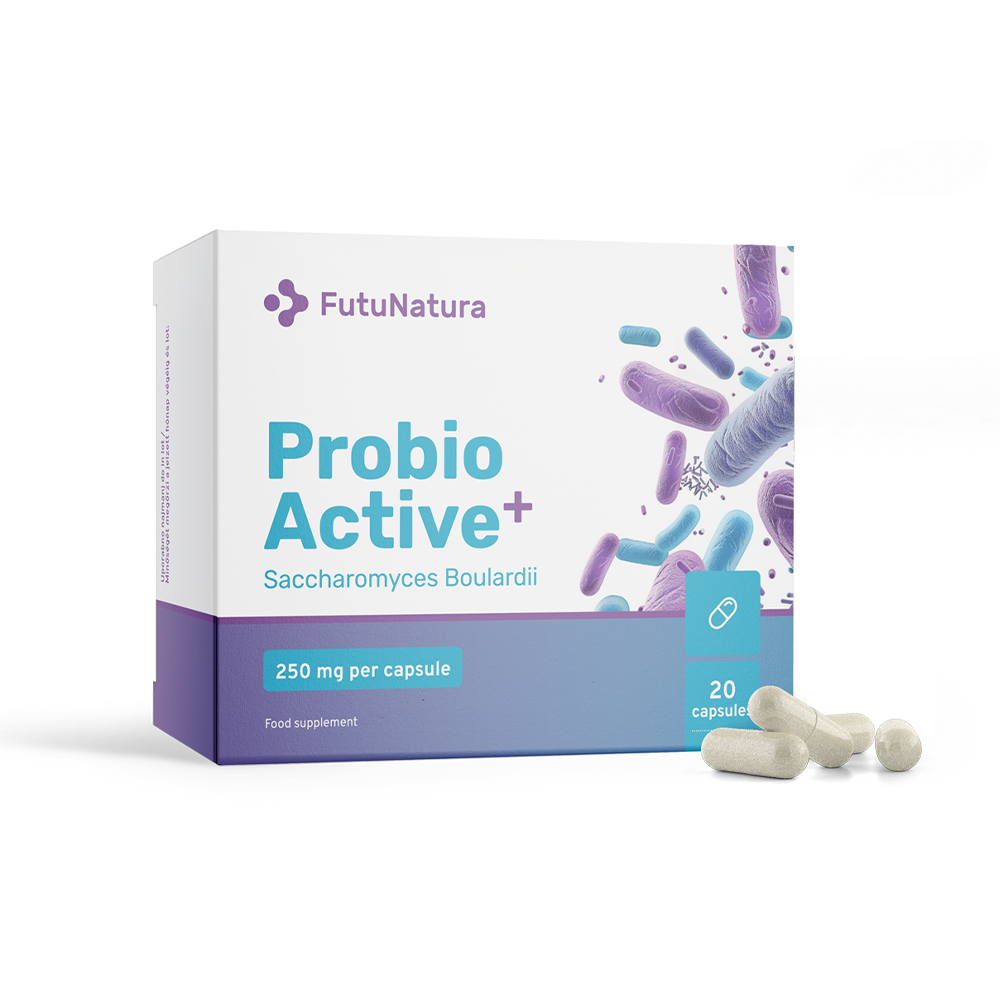 Probio Active PLUS - Saccharomyces boulardii 250 mg em cápsulas.