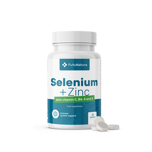 Selénio + zinco + vitaminas, 30 comprimidos