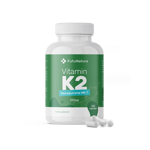 Vitamina K2 MK-7 200 μg, 180 cápsulas