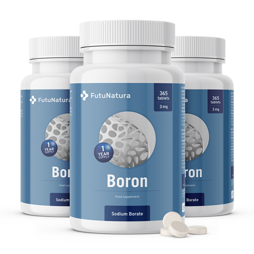 3x Boro 3 mg, total de 1095 comprimidos
