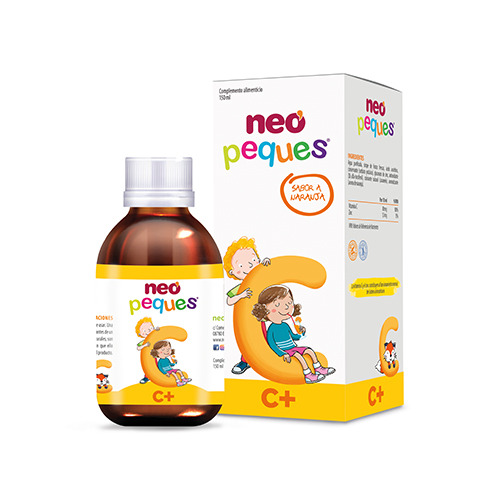 Suplemento em forma líquida para crianças – vitamina C+