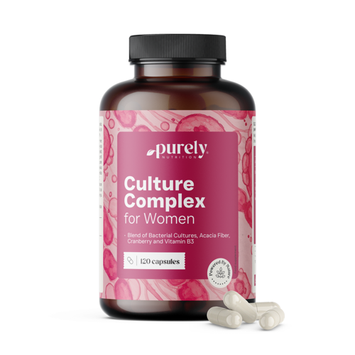 Complexo feminino com culturas microbiológicas, 120 cápsulas