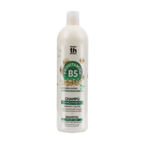 Shampoo for dry hair with provitamin B5.