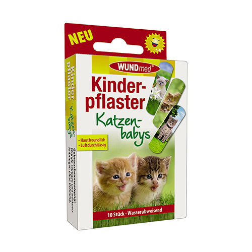 Pensos para crianças - gatinhos, 10 peças